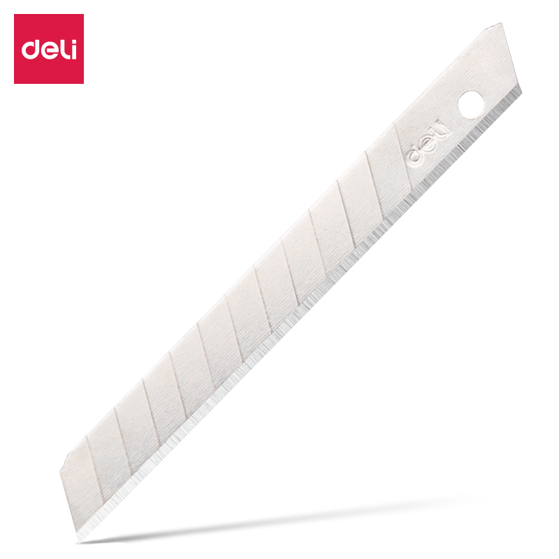 得力(deli)小号美工刀片(10片/盒) NO.2012